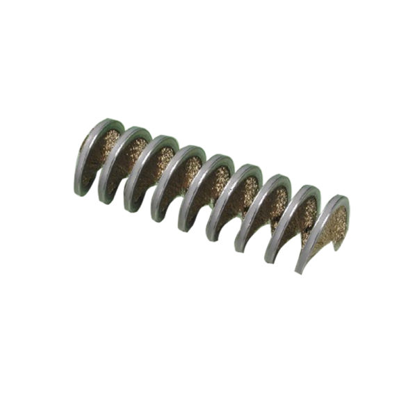 Cepillo Espiral Invertido Acero al Carbono Recubierto de Latón para Decapado